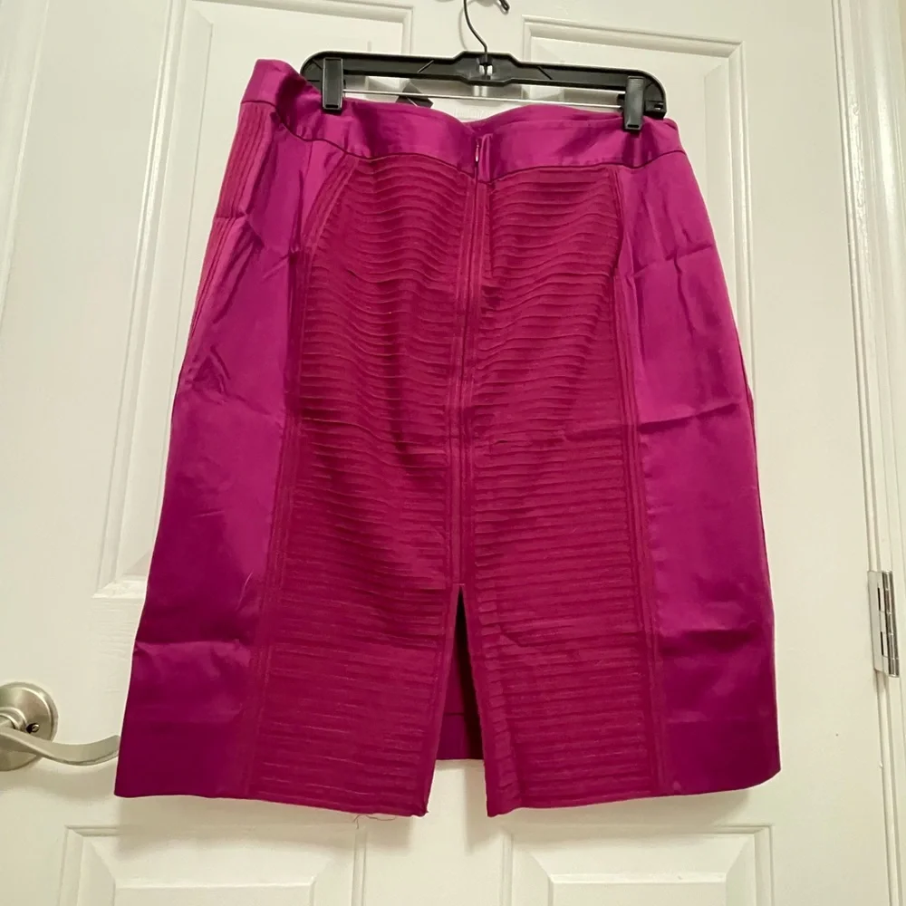White House Black Market pink/mauve size 14 pencil skirt - Picture 8 of 10